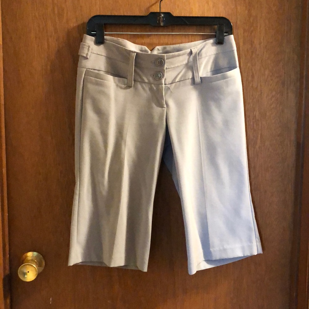 Charlotte Russe Grey Dress Shorts